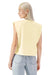 American Apparel 307GD Womens Garment Dyed Muscle Tank Top Faded Cream Model Back