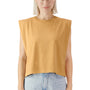 American Apparel Womens Garment Dyed Muscle Tank Top - Faded Mustard Yellow
