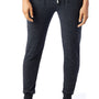 Alternative Womens Eco Fleece Jogger Sweatpants w/ Pockets - Eco Black - NEW