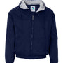 Augusta Sportswear Mens Water Resistant Full Zip Hooded Jacket - Navy Blue - NEW