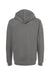 Independent Trading Co. IND4000 Mens Hooded Sweatshirt Hoodie Heather Gunmetal Grey Flat Back