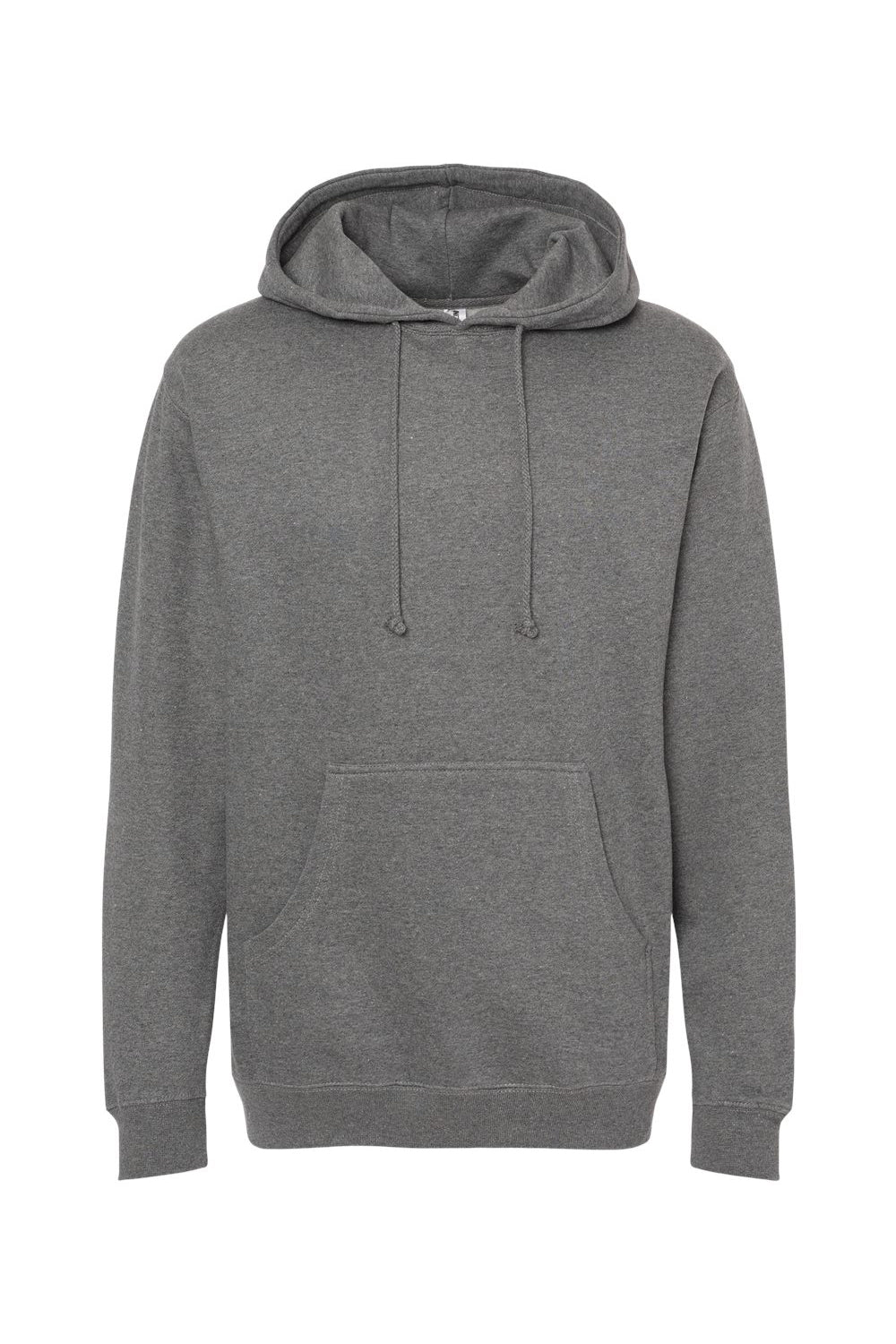 Independent Trading Co. IND4000 Mens Hooded Sweatshirt Hoodie Heather Gunmetal Grey Flat Front