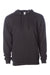 Independent Trading Company SS4500 Mens Hooded Sweatshirt Hoodie w/ Pouch Pocket Black Flat Front