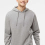 Independent Trading Company Mens Hooded Sweatshirt Hoodie w/ Pouch Pocket - Heather Grey