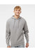 Independent Trading Co. SS4500 Mens Hooded Sweatshirt Hoodie Heather Grey Model Front