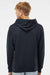 Independent Trading Company SS4500 Mens Hooded Sweatshirt Hoodie w/ Pouch Pocket Classic Navy Blue Model Back