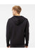 Independent Trading Co. SS4500Z Mens Full Zip Hooded Sweatshirt Hoodie Black Model Back