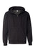 Independent Trading Company SS4500Z Mens Full Zip Hooded Sweatshirt Hoodie w/ Pockets Heather Charcoal Grey Flat Front