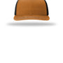 Richardson Hats Mens Twill Back Snapback Trucker Hat - Caramel Brown/Black