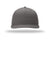 Richardson Hats 312 Mens Twill Back Snapback Trucker Hat Charcoal Grey Flat Front