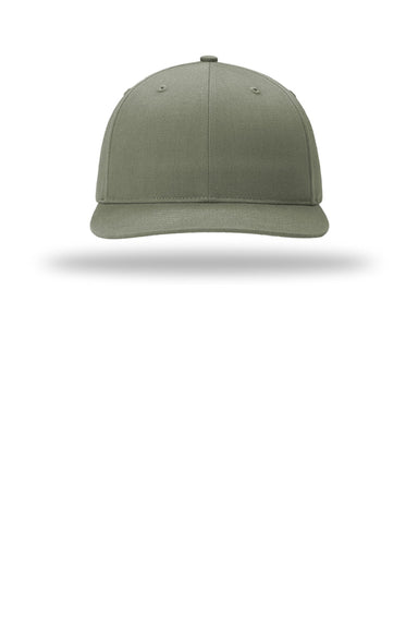 Richardson Hats 312 Mens Twill Back Snapback Trucker Hat Loden Green Flat Front