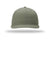Richardson Hats 312 Mens Twill Back Snapback Trucker Hat Loden Green Flat Front