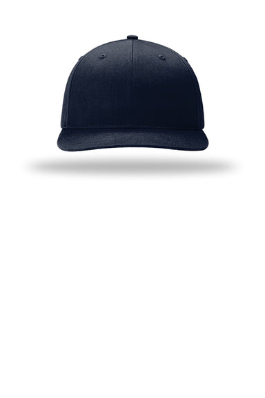 Richardson Hats 312 Mens Twill Back Snapback Trucker Hat Navy Blue Flat Front