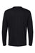Augusta Sportswear 788 Mens Moisture Wicking Long Sleeve Crewneck T-Shirt Black Model Flat Back