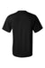 Augusta Sportswear 790 Mens Moisture Wicking Short Sleeve Crewneck T-Shirt Black Model Flat Back