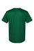 Augusta Sportswear 790 Mens Moisture Wicking Short Sleeve Crewneck T-Shirt Dark Green Model Flat Back
