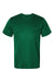 Augusta Sportswear 790 Mens Moisture Wicking Short Sleeve Crewneck T-Shirt Dark Green Model Flat Front