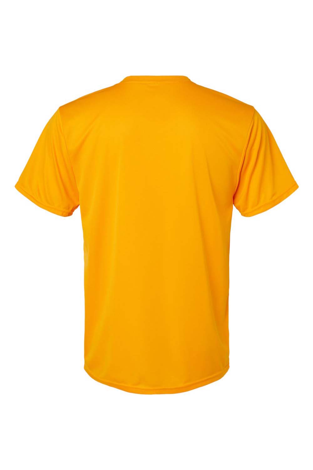Augusta Sportswear 790 Mens Moisture Wicking Short Sleeve Crewneck T-Shirt Gold Model Flat Back