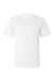 Augusta Sportswear 790 Mens Moisture Wicking Short Sleeve Crewneck T-Shirt White Model Flat Front