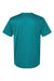 Augusta Sportswear 790 Mens Moisture Wicking Short Sleeve Crewneck T-Shirt Teal Green Model Flat Back