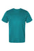 Augusta Sportswear 790 Mens Moisture Wicking Short Sleeve Crewneck T-Shirt Teal Green Model Flat Front
