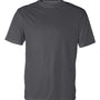 Badger Mens B-Core Moisture Wicking Short Sleeve Crewneck T-Shirt - Graphite Grey - NEW