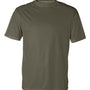 Badger Mens B-Core Moisture Wicking Short Sleeve Crewneck T-Shirt - Olive Drab Green - NEW