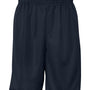 Badger Mens Pro Mesh Shorts w/ Pockets - Navy Blue - NEW