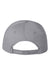 Valucap Hats VC100 Mens Twill Snapback Hat Grey Flat Back