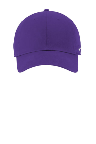 Nike Hats 102699/NKFB5677 Mens Heritage 86 Adjustable Hat Court Purple Flat Front