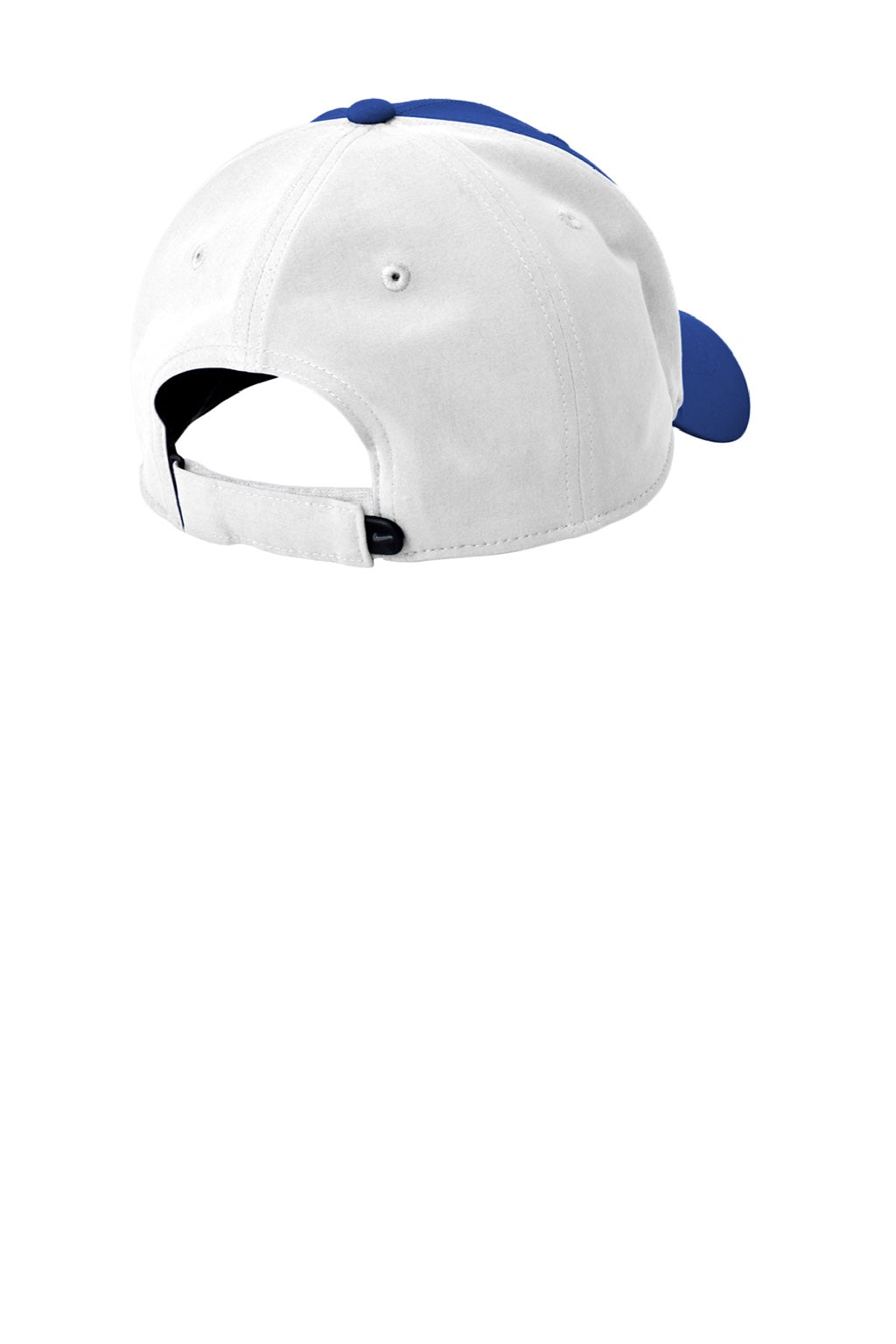 Nike Hats 779797/NKFB6447 Mens Moisture Wicking Adjustable Hat Game Royal Blue/White Flat Back