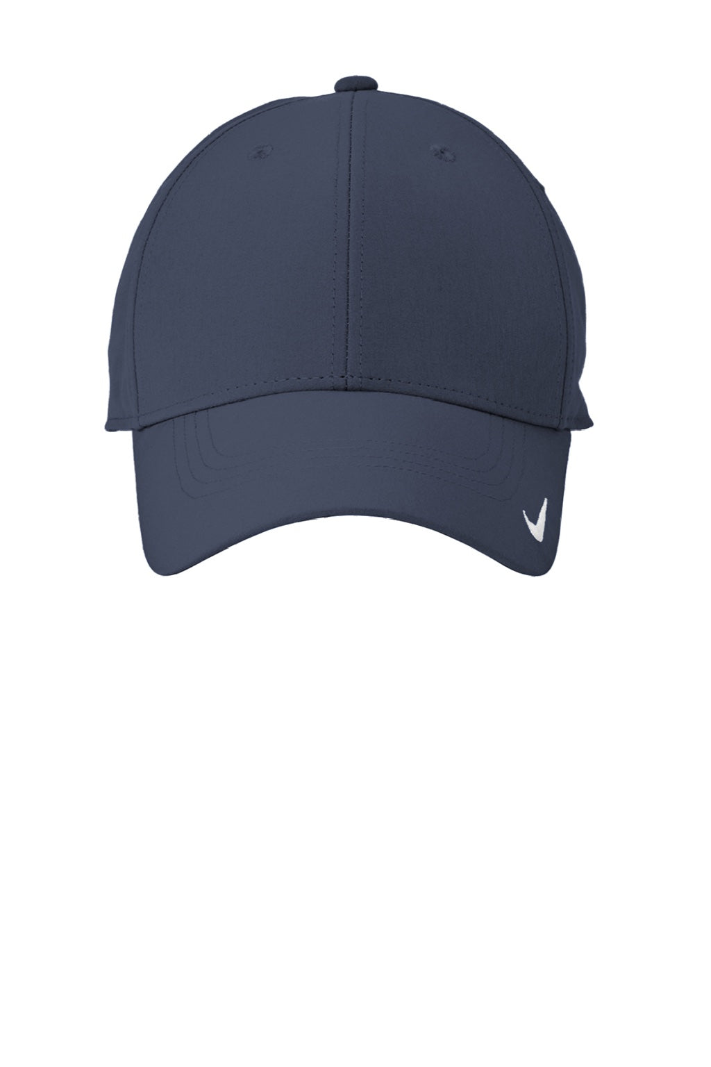 Nike Hats 779797/NKFB6447 Mens Moisture Wicking Adjustable Hat Navy Blue Flat Front