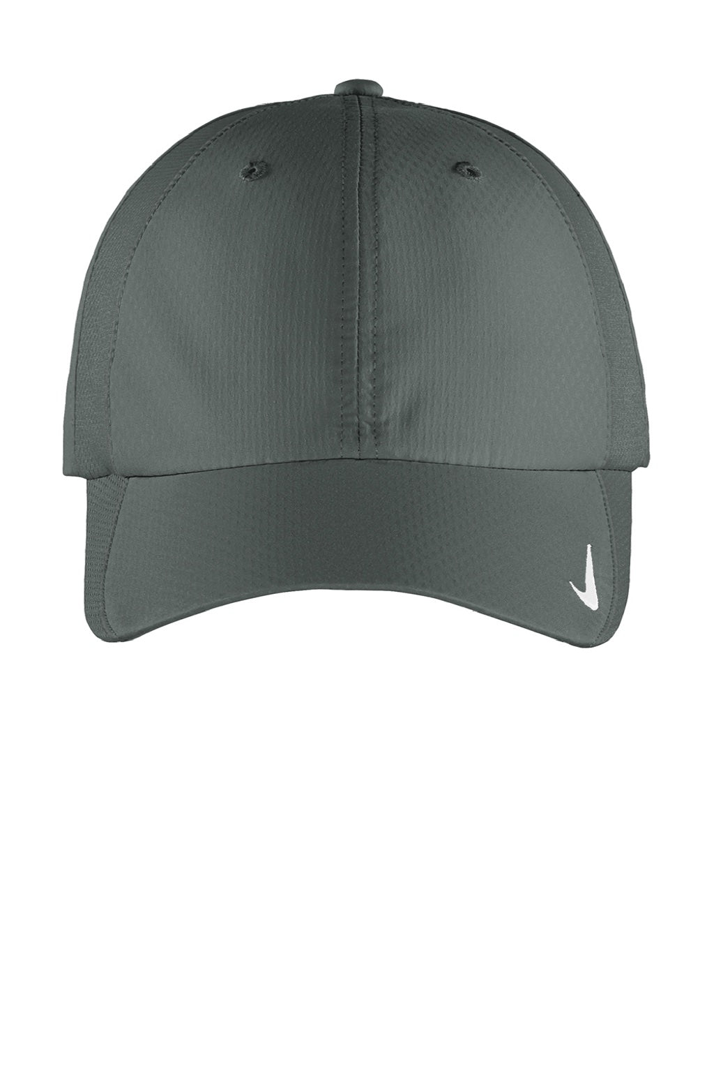 Nike Hats 247077/NKFD9709 Mens Sphere Dry Moisture Wicking Adjustable Hat Anthracite Grey Flat Front