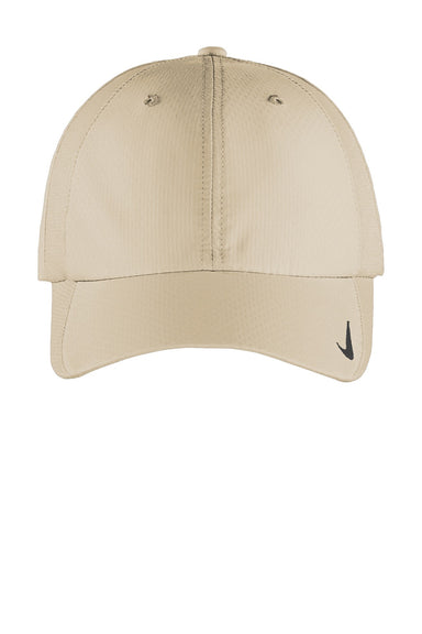 Nike Hats 247077/NKFD9709 Mens Sphere Dry Moisture Wicking Adjustable Hat Birch Flat Front
