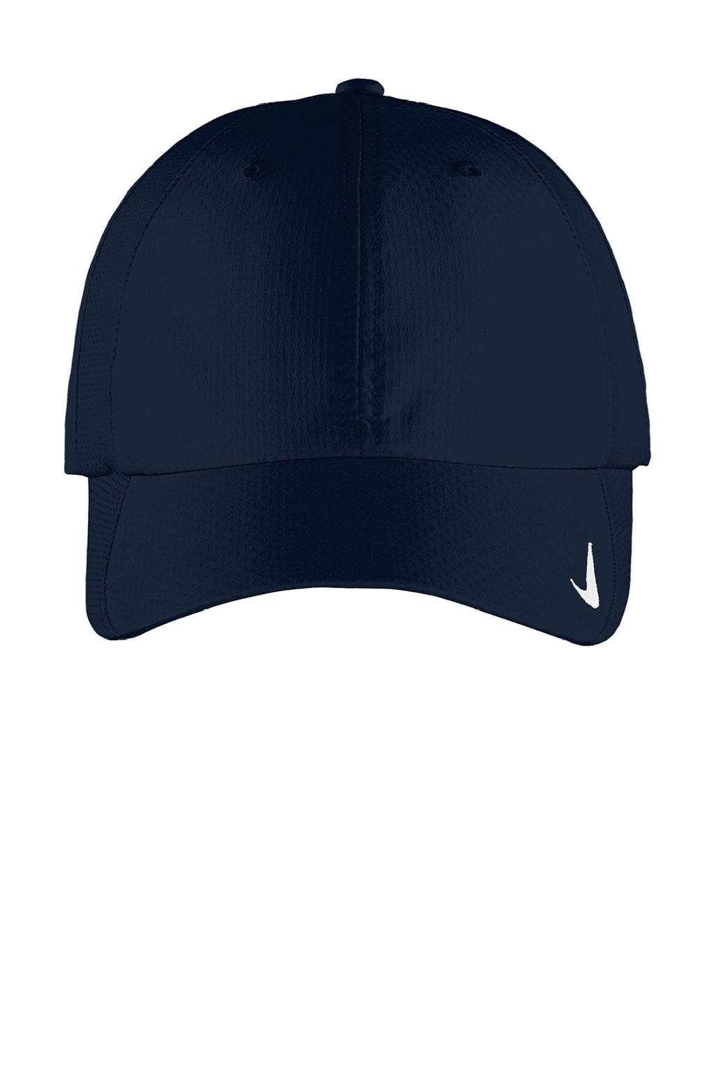 Nike Hats 247077/NKFD9709 Mens Sphere Dry Moisture Wicking Adjustable Hat Navy Blue Flat Front