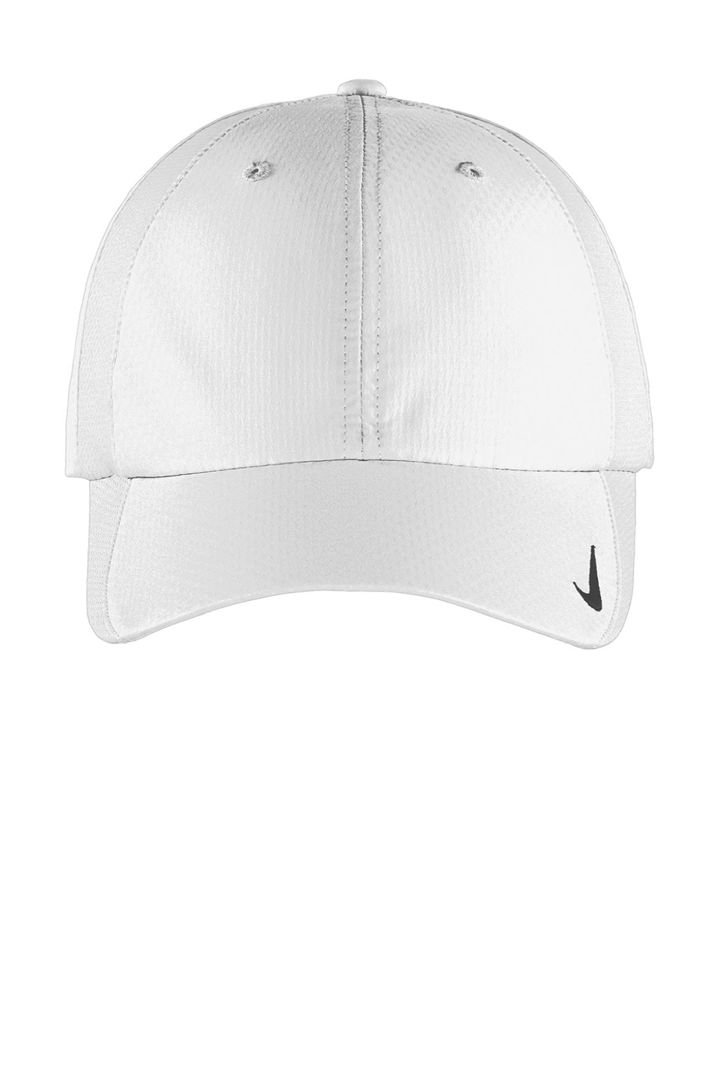 Nike Hats 247077/NKFD9709 Mens Sphere Dry Moisture Wicking Adjustable Hat White Flat Front