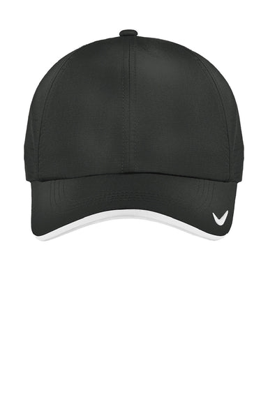 Nike Hats 429467/NKFB6445 Mens Dri-Fit Moisture Wicking Adjustable Hat Anthracite Grey/White Flat Front
