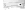 Nike Hats Mens Dri-Fit Moisture Wicking Swoosh Adjustable Visor - White