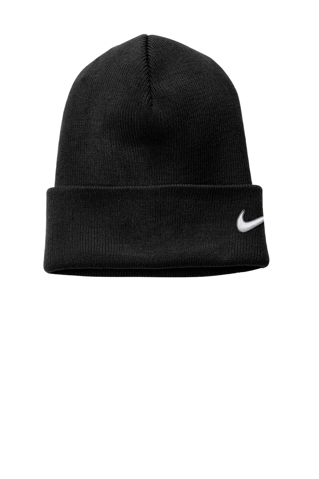 Nike Hats CW6117/NKFB6539 Unisex Dri-Fit Team Beanie Black Flat Front