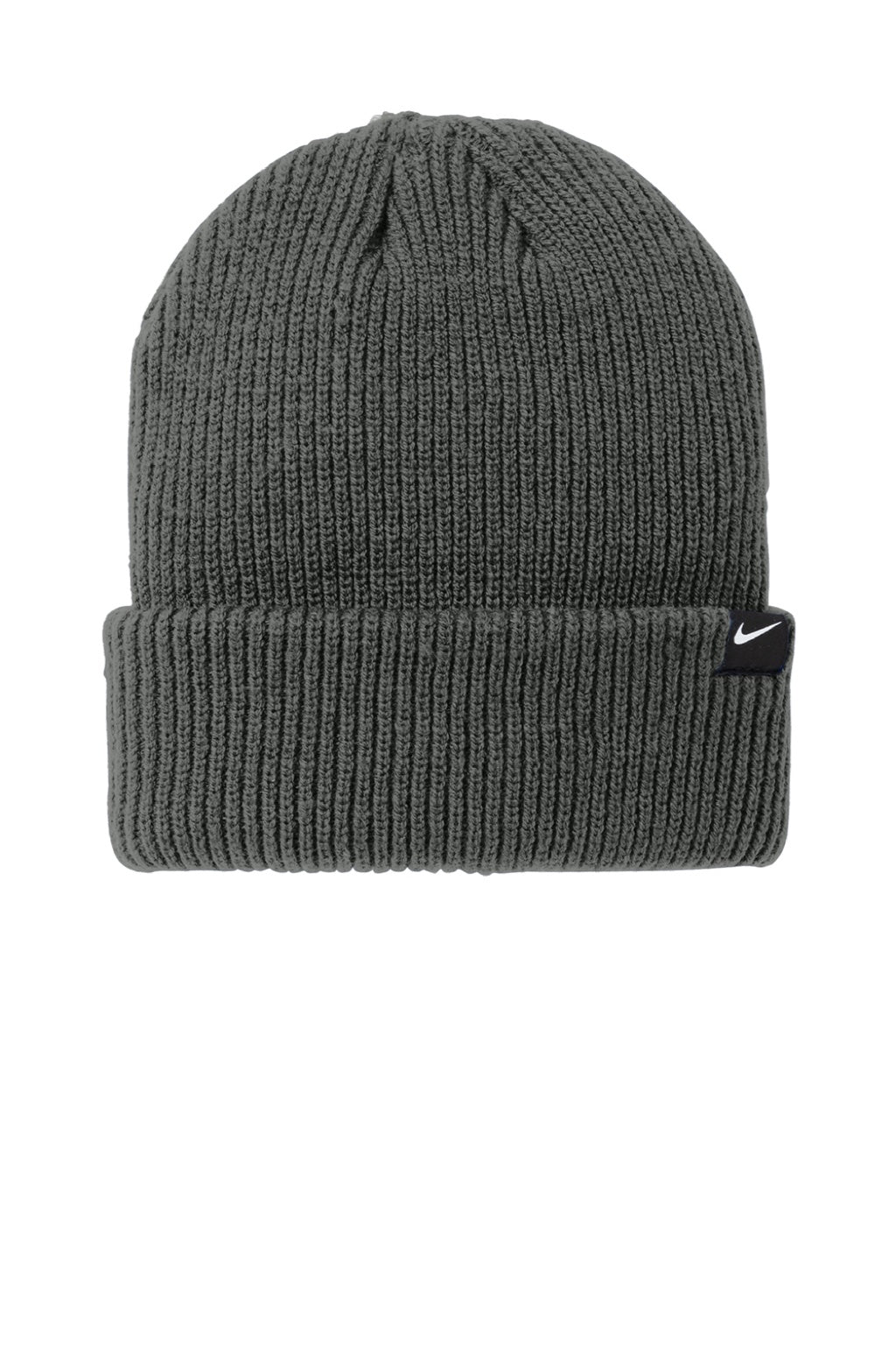 Nike Hats NKFN6310 Unisex Terra Beanie Dark Grey Flat Front
