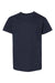 Champion T435 Youth Short Sleeve Crewneck T-Shirt Navy Blue Flat Front