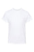 Champion T435 Youth Short Sleeve Crewneck T-Shirt White Flat Front