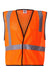 Kishigo 1193-1194 Unisex Economy Single Pocket Mesh Vest Orange Flat Front