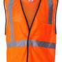 Kishigo Unisex Economy Single Pocket Mesh Vest - Orange