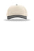 Richardson Hats 323FPC Mens Full Fabric Snapback Champ Hat Cream/Cream/Black Flat Front
