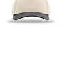 Richardson Hats Mens Full Fabric Snapback Champ Hat - Cream/Cream/Black - NEW