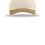 Richardson Hats Mens Full Fabric Snapback Champ Hat - Cream/Cream/Caramel Brown - NEW