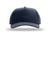 Richardson Hats 323FPC Mens Full Fabric Snapback Champ Hat Navy Blue Flat Front
