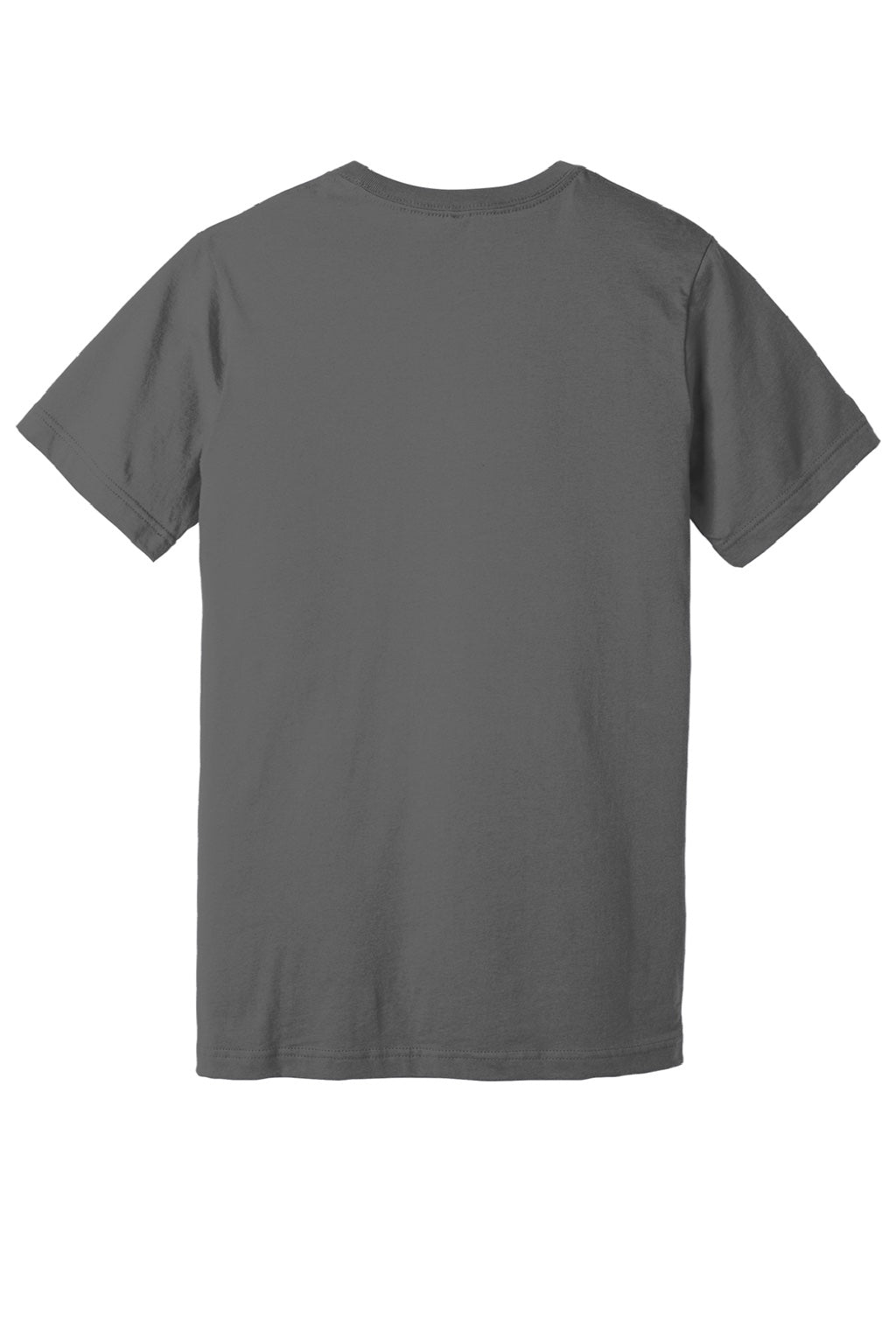 Bella + Canvas BC3001/3001 Mens Jersey Short Sleeve Crewneck T-Shirt Asphalt Grey Flat Back