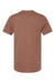 Bella + Canvas BC3001/3001C Mens Jersey Short Sleeve Crewneck T-Shirt Chestnut Brown Flat Back